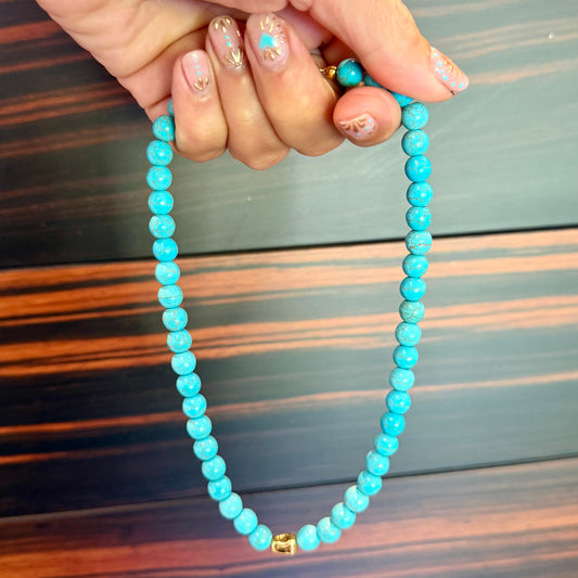 Semi-Precious Stone Bead Necklace