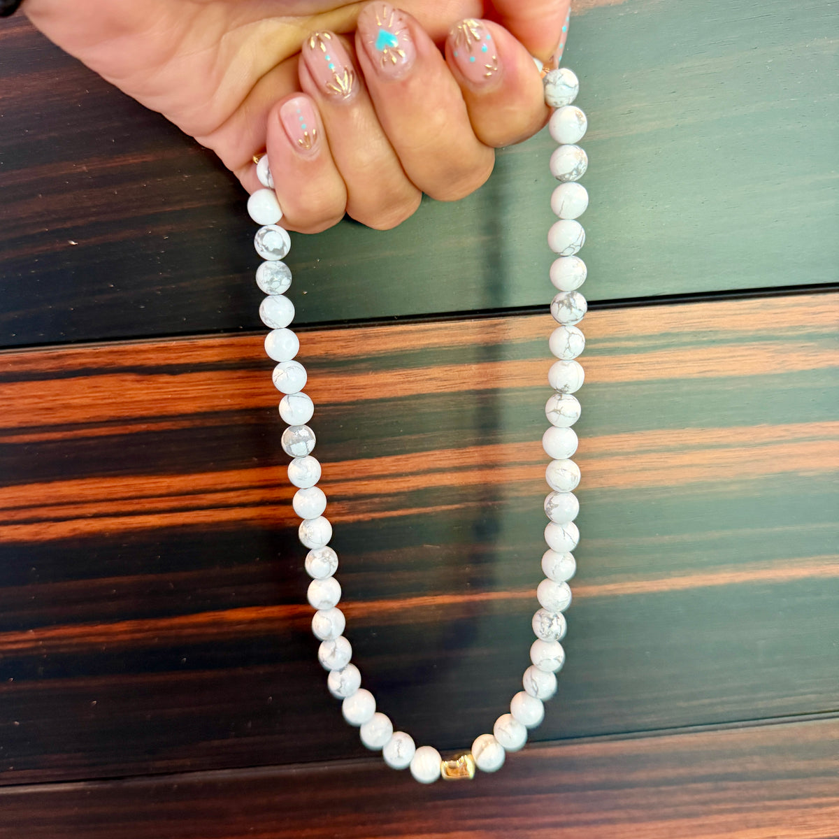 Semi-Precious Stone Bead Necklace